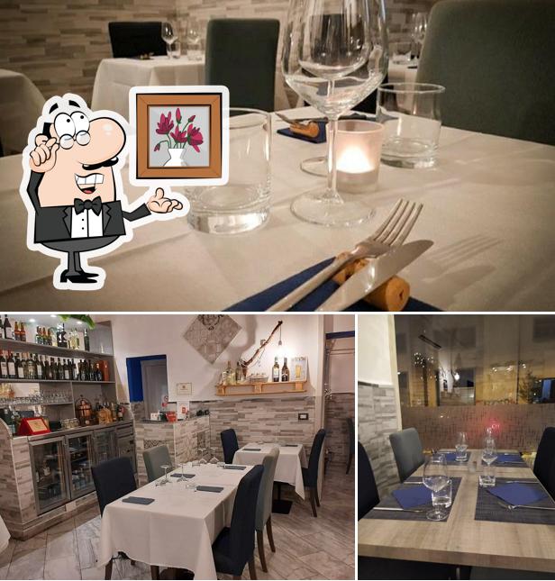 Gli interni di Marna Bistrot
