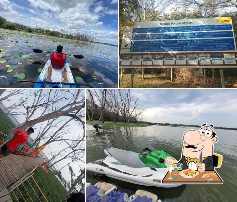 Food at Outback Adventures, Varuna Lake, Mysore