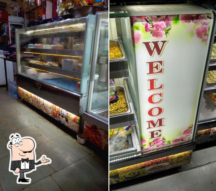 The interior of Trapti Sweets & Ice Cream