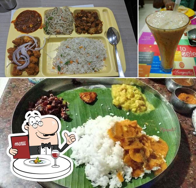 Among different things one can find food and beverage at Sangeetha Veg Restaurant