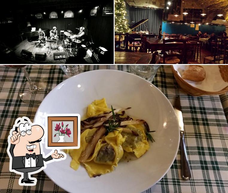 Le Cantine De L'arena Ristorante Pizzeria si caratterizza per la interni e cibo
