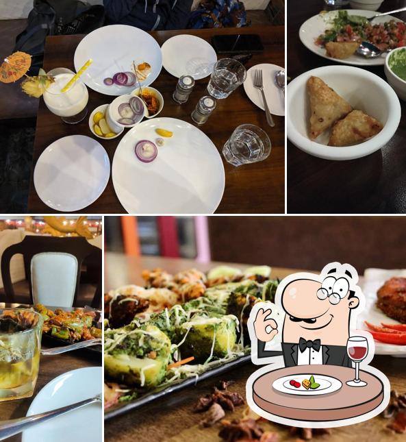Food at Amber Restaurant and Bar