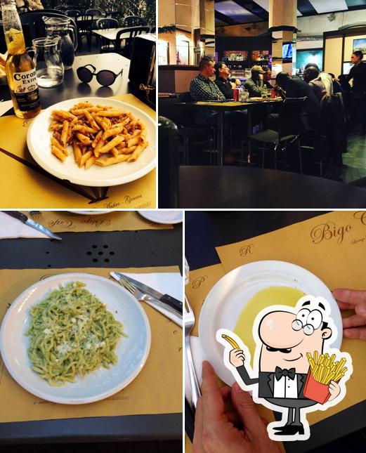 Ordina un piatto di chips a Bigo Cafè