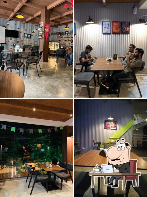 The interior of Café 17