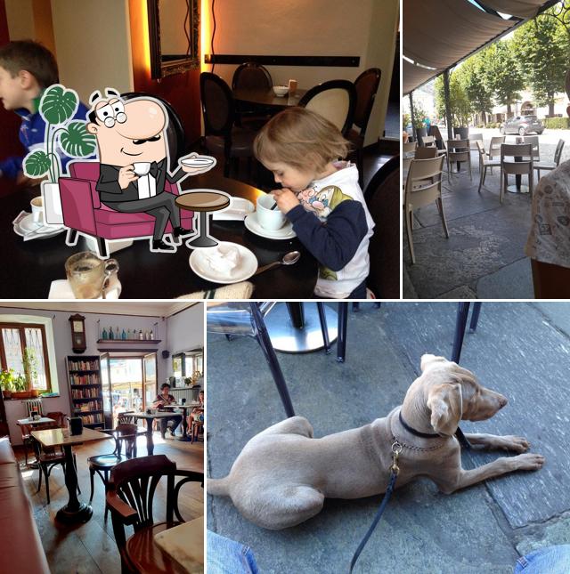 Gli interni di Caffè Roma