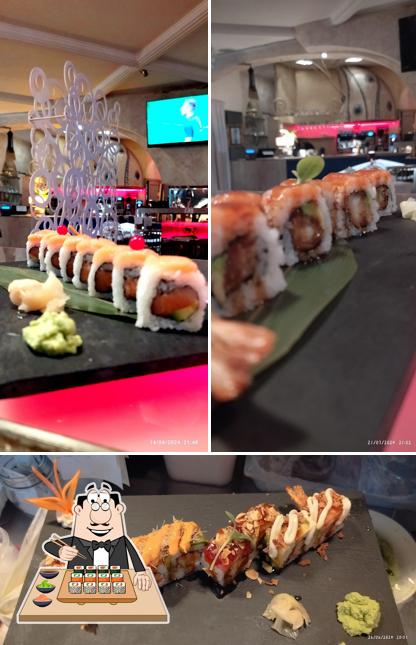 Prova le varie opzioni di sushi