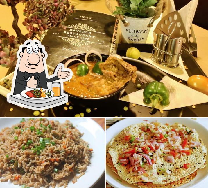Food at Kaveri's Restaurant