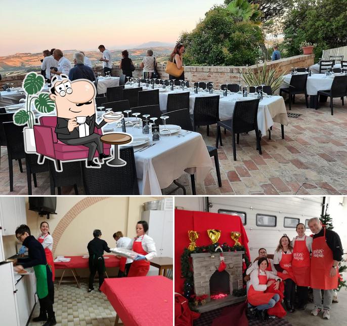 Gli interni di La Locanda dei Matteri