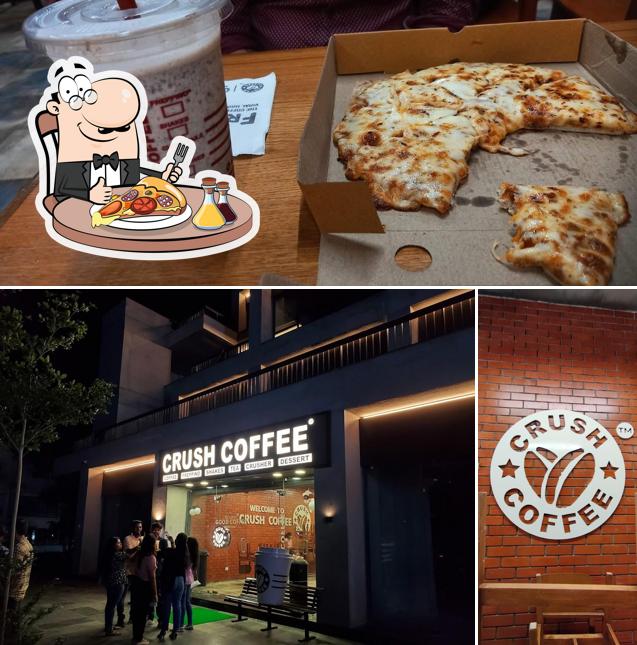 Order pizza at Crush Coffee - Science City