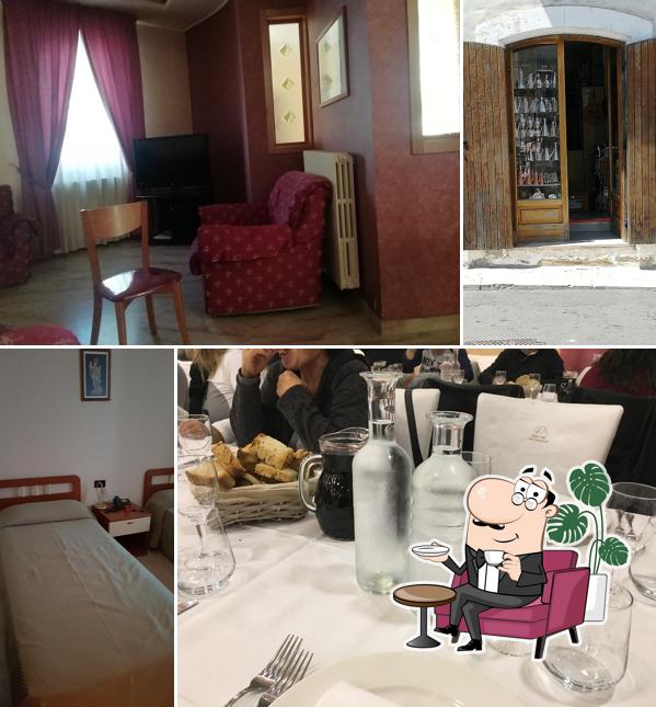 Gli interni di Bar/Hotel "Casa Del Pellegrino"