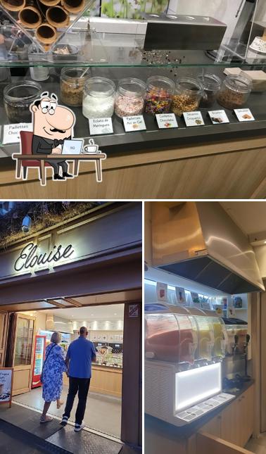 L'intérieur de Elouise Glaces