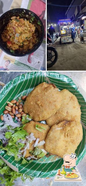Food at KVP Mirchi & Muntha Masala Point