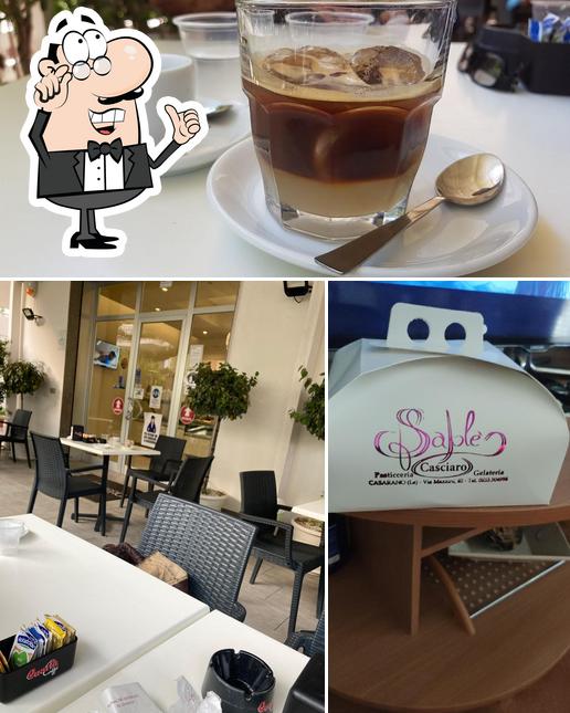 Questa è la foto che mostra la interni e bevanda di La Pasticceria