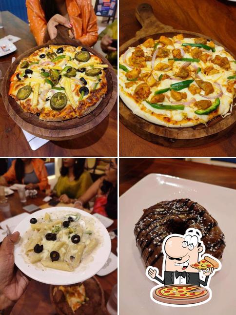 Get pizza at Love & Latte CBD Belapur