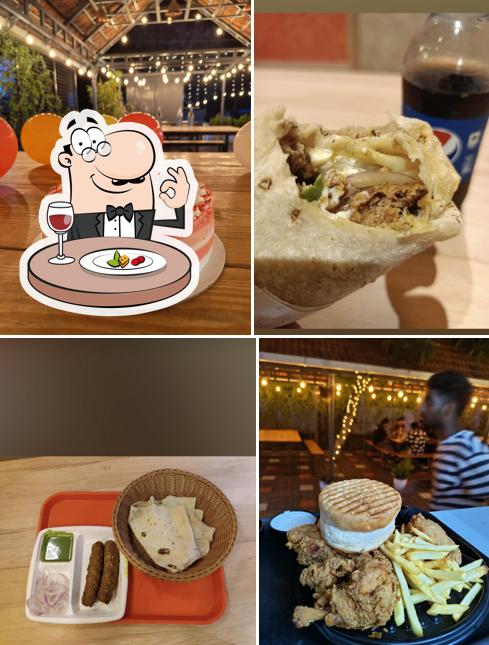 Food at Rustic cafe & restaurant