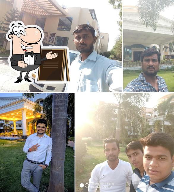 The exterior of Sai Nivas Mega Residency