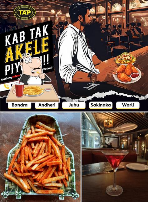 French fries at TAP Resto Bar Worli