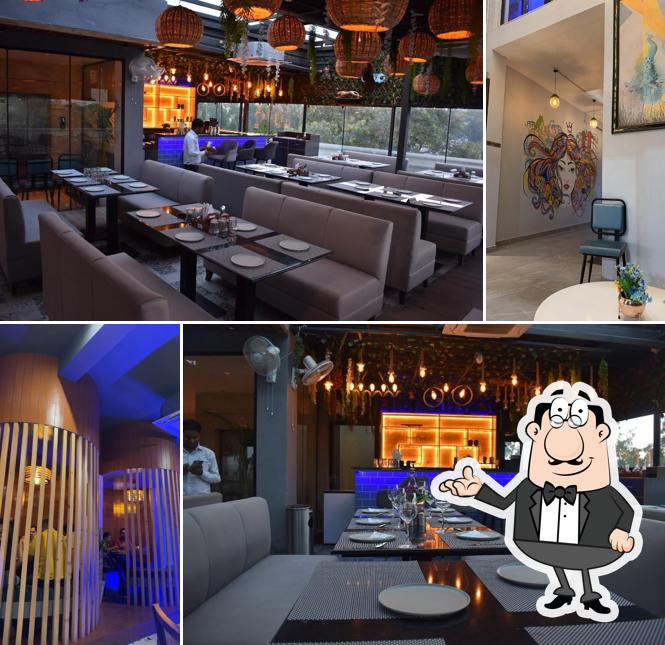 The interior of The Gala Restro Bar