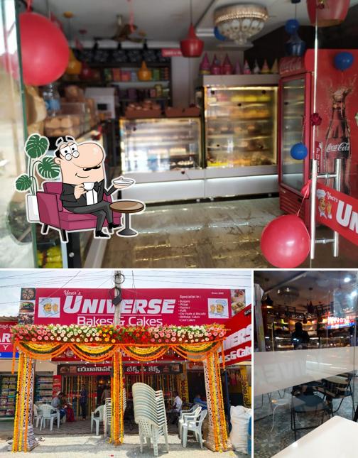The interior of your's UNIVERS BAKES & CAKES