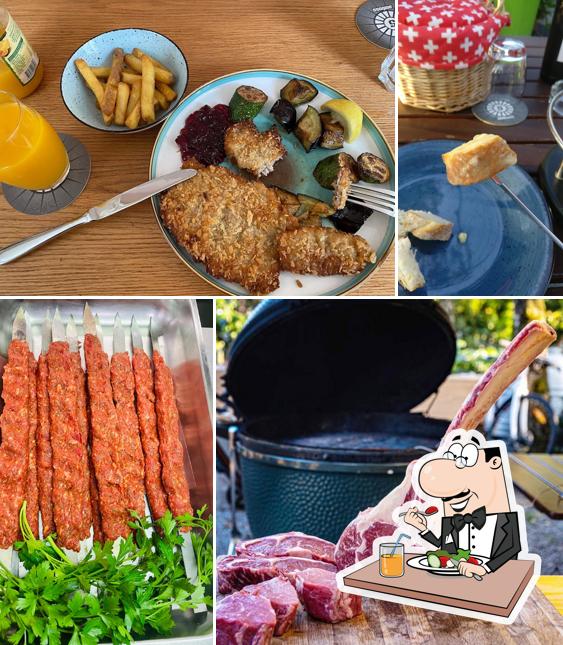 Cibo al Landgasthof Frohsinn Restaurant Gartenterrasse Grill