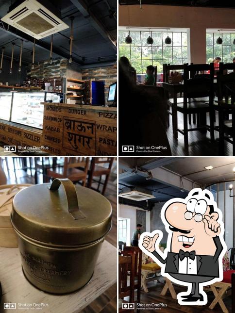 Take a seat at one of the tables at Brown Sugar