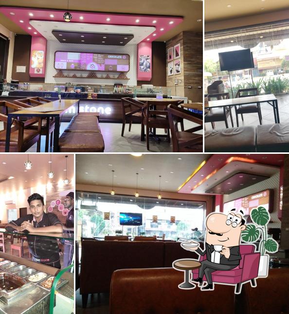 The interior of Cream stone