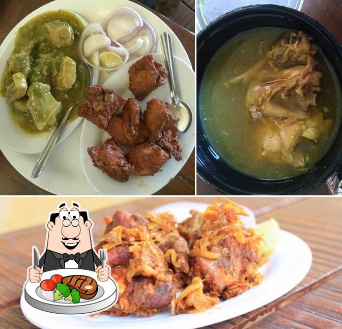 Get meat dishes at Huliyappas Donne Biryani