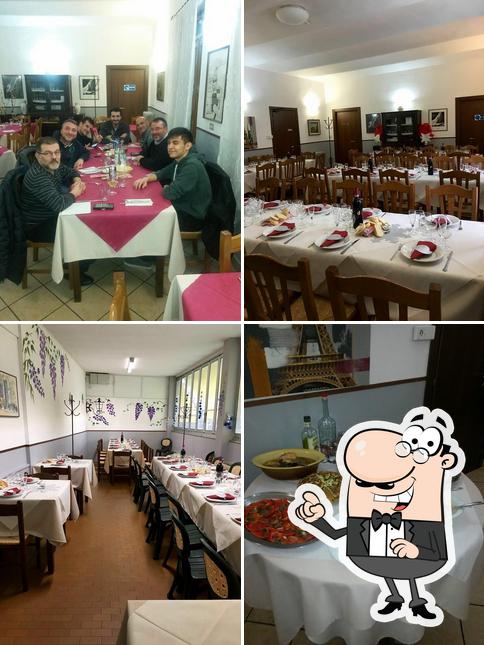 Gli interni di Trattoria La Torretta