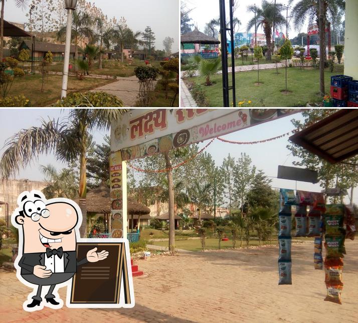 Enjoy the view at the outside area of Lakshya Restaurant