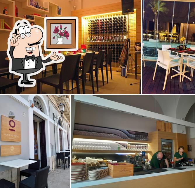 Gli interni di Vinoteca Numero Primo