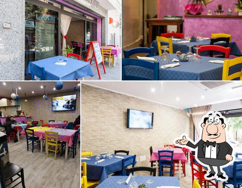 Gli interni di Pizzeria Uragano