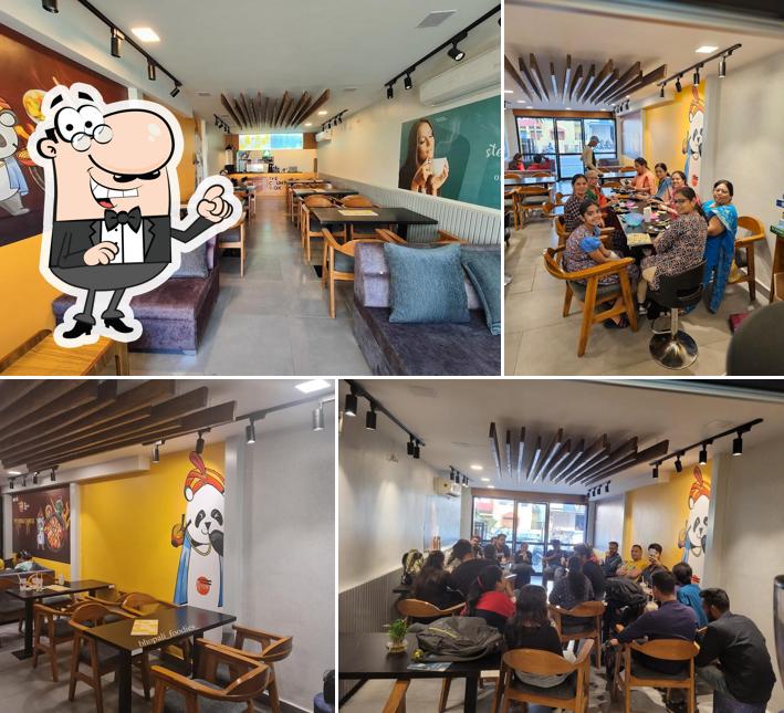 The interior of Coffea & The Country Wok - Bhopal
