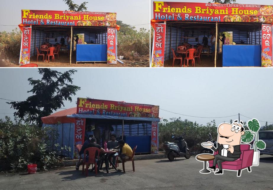 The restaurant's interior and exterior
