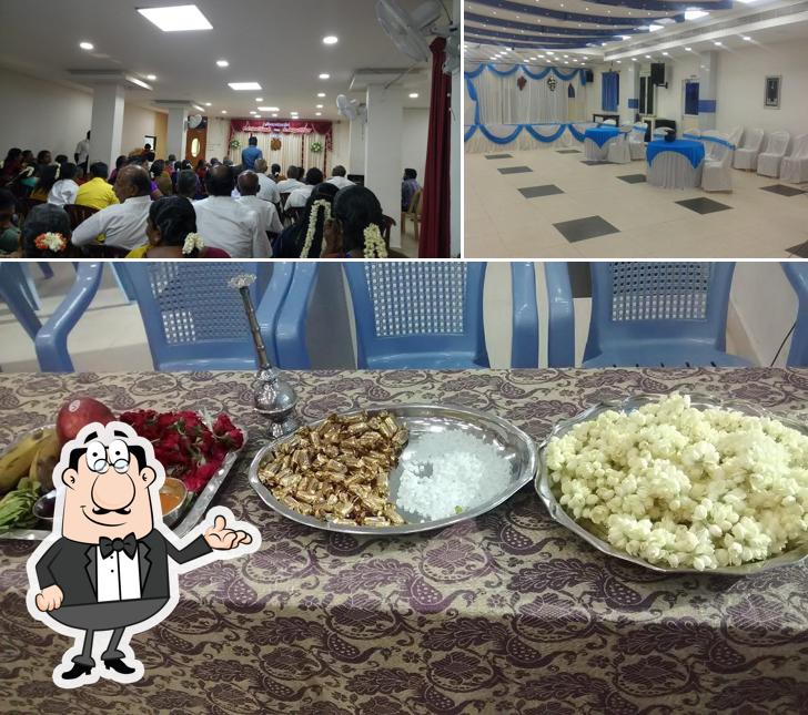 The interior of Salem sri Saravanaa bhavan hotels