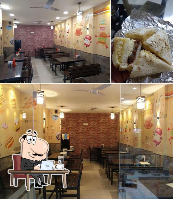 The photo of Neelkamal Snacks And Coffeebar’s interior and food
