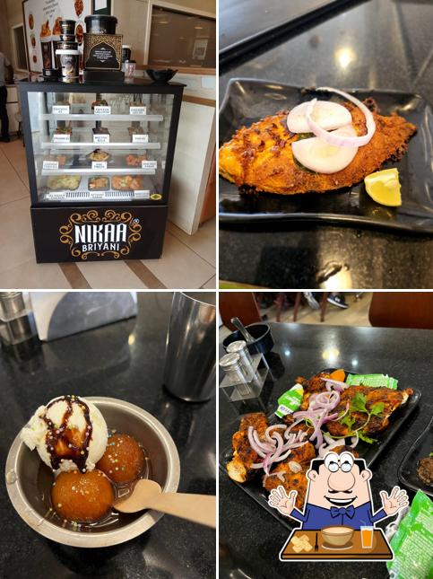 Food at Nikaa Briyani Thanjavur