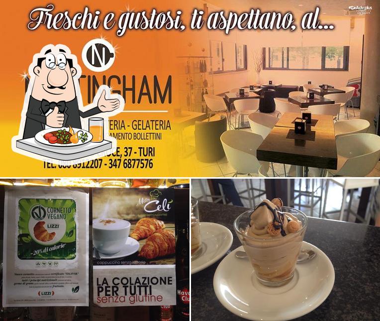Nottingham Caffè si caratterizza per la cibo e interni