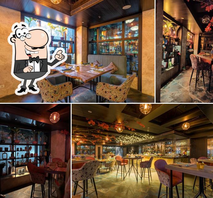 The interior of The Wok Bar