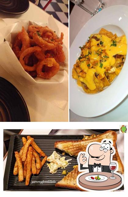 Food at The Burger Pit. Multi Cuisine Restaurant