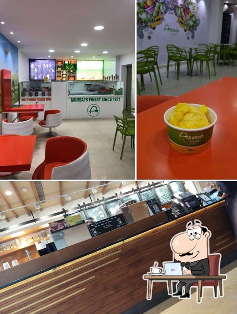 The interior of Apsara Ice Creams