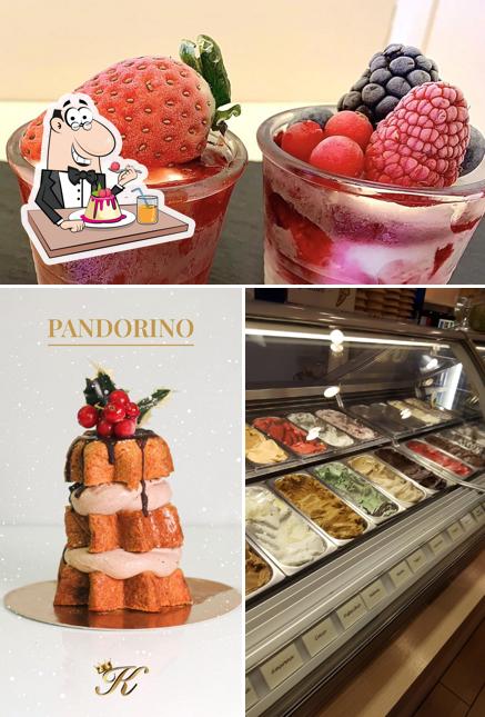 Gelateria Zia Gio (ex Gelateria King) offre un'ampia gamma di dessert