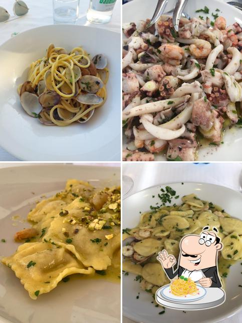 Spaghetti alla carbonara al Grillo Restaurant