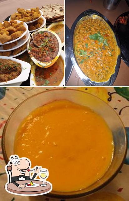 Food at Shree Krishna Dhaba