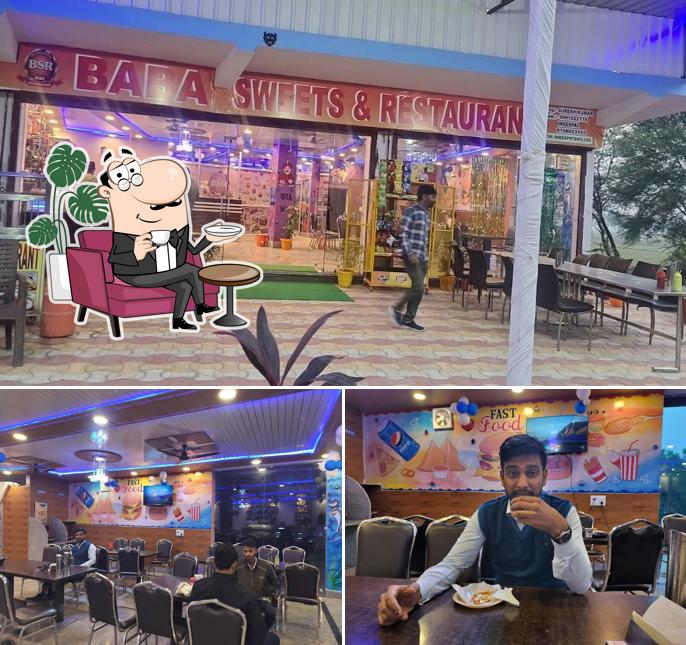 The interior of BABA SWEETS & RESTAURANT