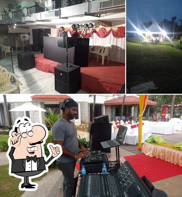 The interior of DJ Karthick
