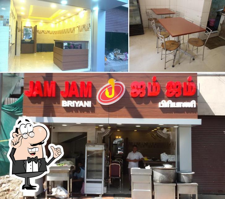 The interior of Jam Jam Briyani and Fast Food