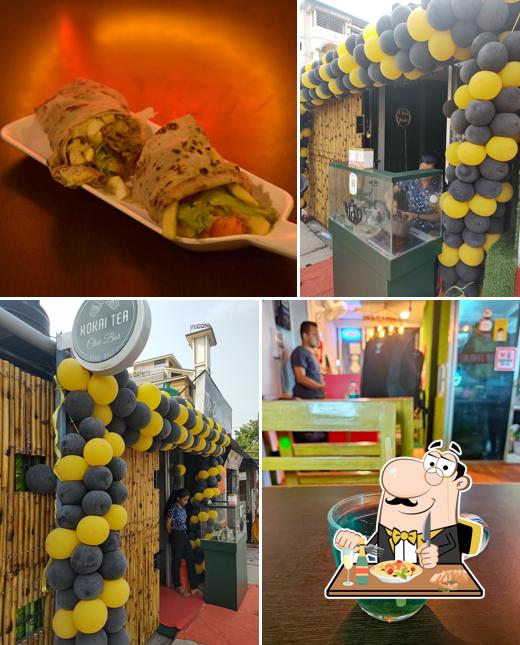 Food at KOKAI TEA FALAFEL ROLLS