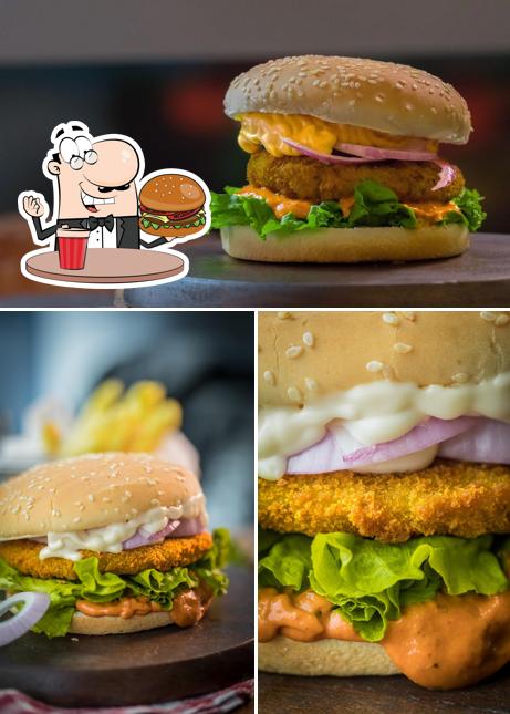 Get a burger at Burger Singh
