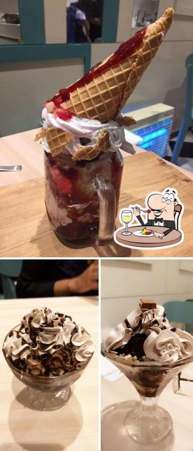 Food at Ice Cream Social By The Creamery