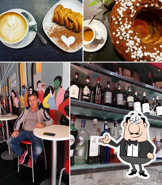 La interni e cibo del ristorante